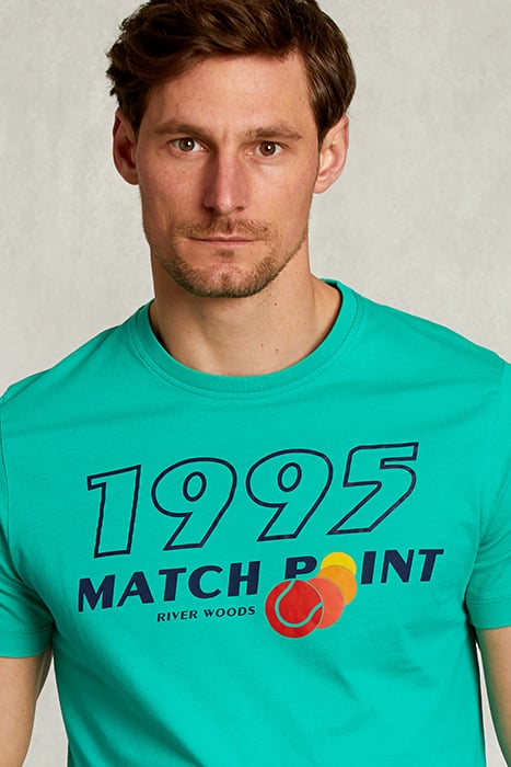 NORMAL FIT BASIC T-SHIRT IN MOSCOW MULE GREEN 4