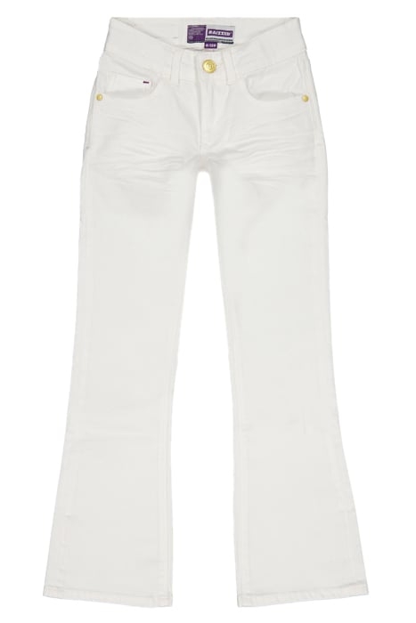 GIRLS MELBOURNE JEANS WHITE 4
