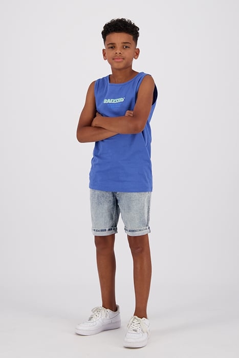 BOYS LANCE SINGLET BLUE NIGHT 1