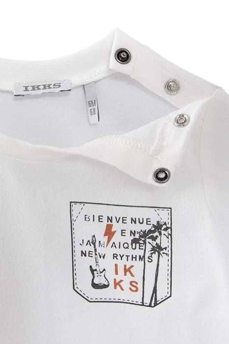 BABY BOYS’ T-SHIRT AND GREY DENIM DUNGAREES OUTFIT 7