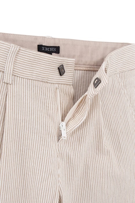 BOYS’ BEIGE STRIPED OCCASIONWEAR SUIT TROUSERS 4