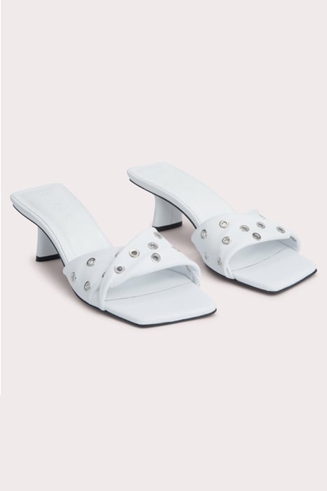ROCCO WHITE NAPPA LEATHER AND EYELETS WHITE 2