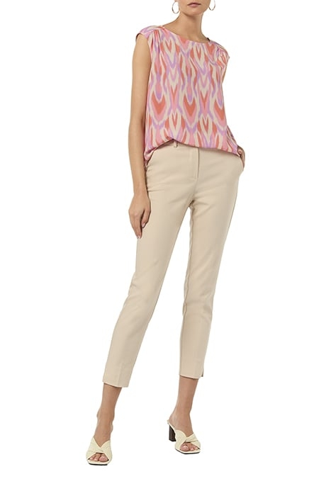 COMMA BLOUSES SLEEVELESS WHITE 1