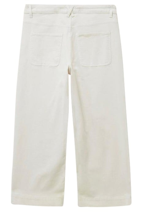 TIA WIDE LEG CROPPED JEAN LIGHT NATURAL 3