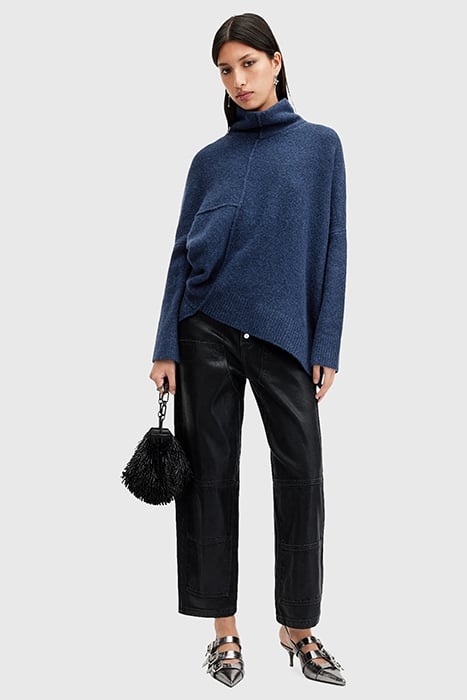 LOCK ROLL NECK MIDNIGHT BLUE 5