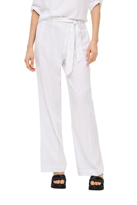 S.OLIVER PANTS WHITE 1