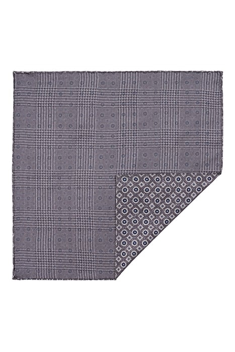 GREY DOUBLE-SIDED POCKET SQUARE 3