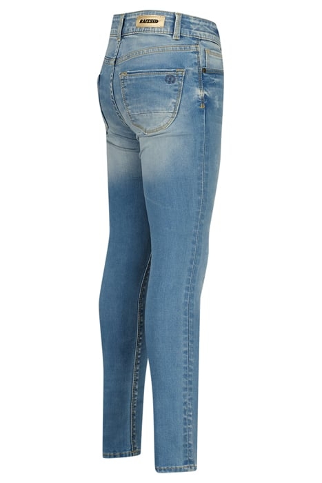 GIRLS CHELSEA CRAFTED JEANS MID BLUE STONE 3