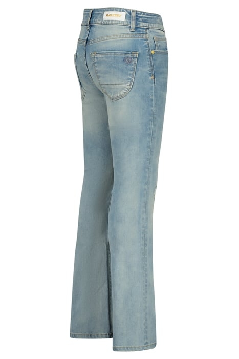 GIRLS MELBOURNE CRAFTED JEANS LIGHT BLUE STONE 3