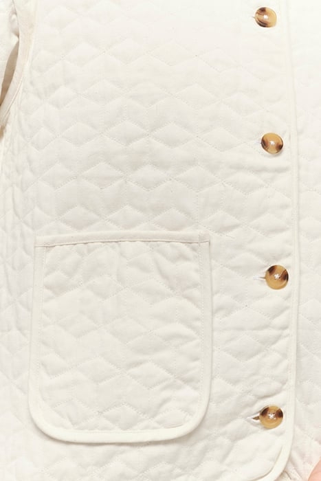 DICKA - QUILTED ECRU JACKET 7