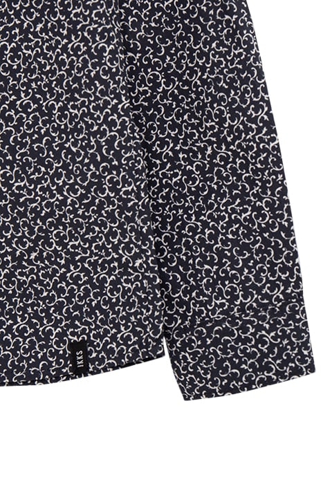 BOY'S BLACK ARABESQUE SHIRT 5