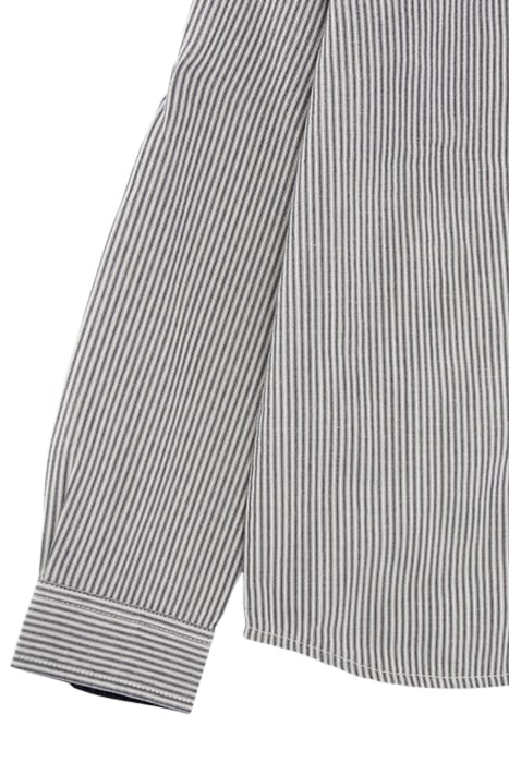 BOYS’ BLACK STRIPED SHIRT WITH BOWTIE 5