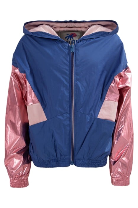 GIRLS’ PINK COLOURBLOCK-STYLE WINDCHEATER 1
