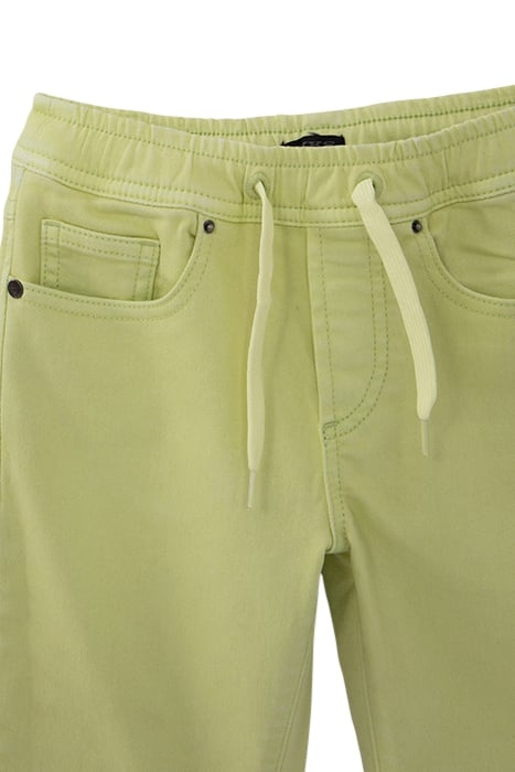 BOYS' LIME GREEN BERMUDA SHORTS WITH ELASTICATED WAIST 3