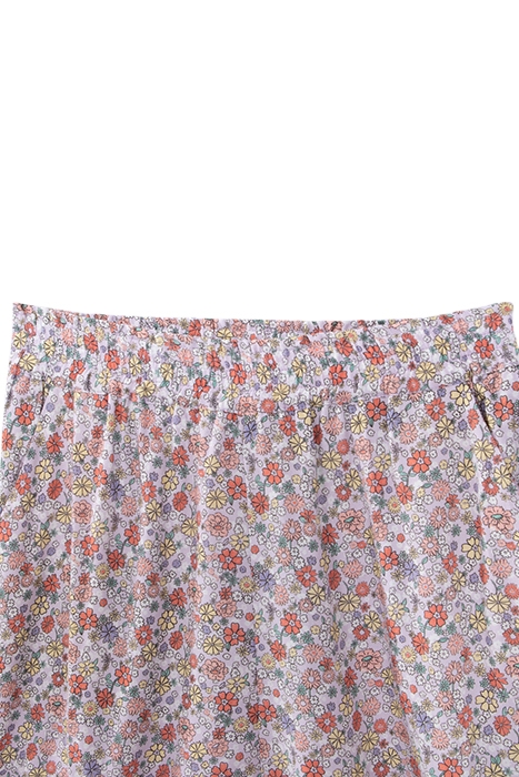 GIRLS’ LILAC LENZING™ ECOVERO™ FLOWER POWER PRINT SHORTS 2