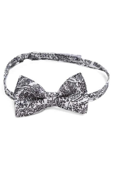 BOYS’ BOW TIE WITH BLACK ETHNIC PRINT 1