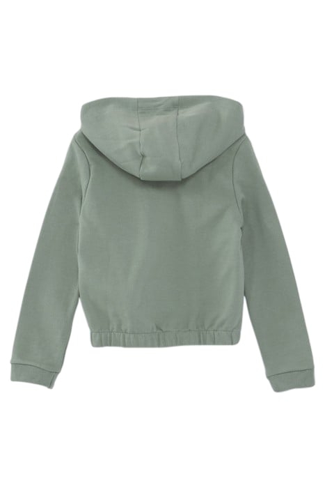 GIRLS’ KHAKI HOODIE WITH SNOOPY AND PALM TREE IMAGES 2