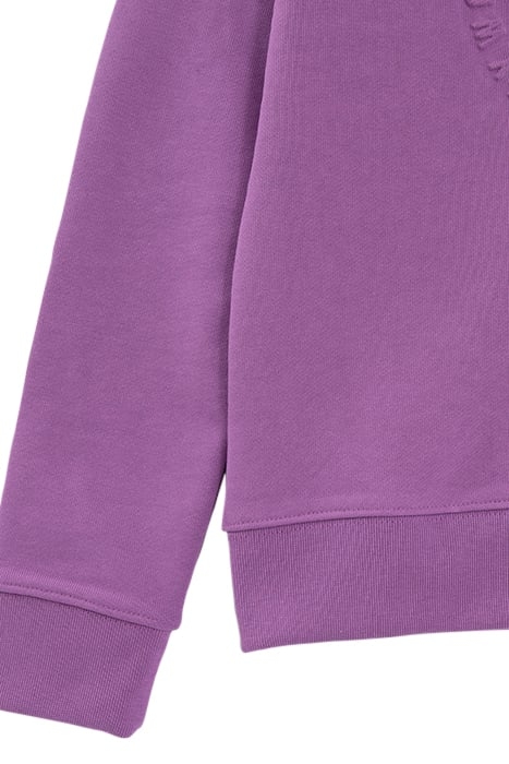 BOYS’ PURPLE SWEATSHIRT WITH EMBOSSED SMILEYWORLD IMAGE 4