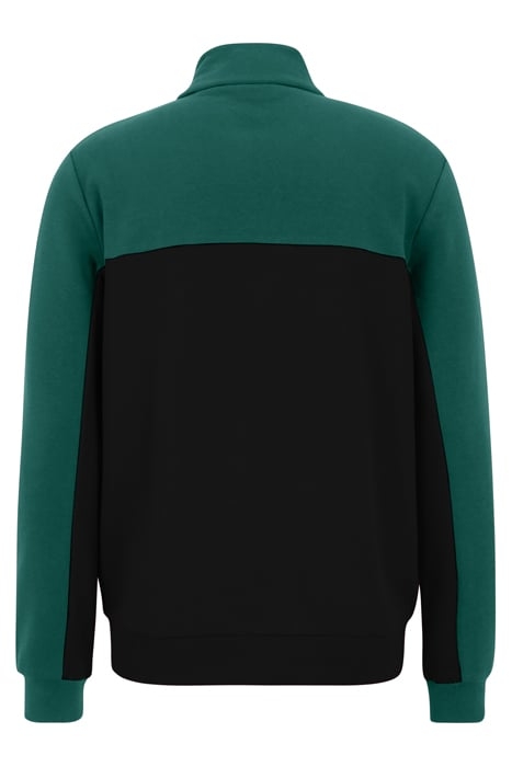 LATIMER BLOCKED TRACK JACKET FOREST BIOME-BLACK 5