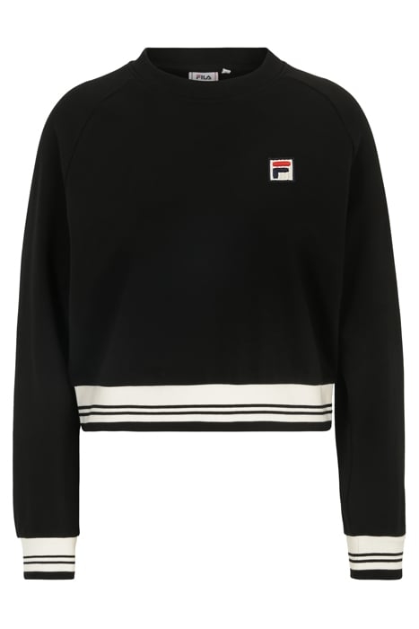 LARAMIE CROPPED CREW SWEAT BLACK 4