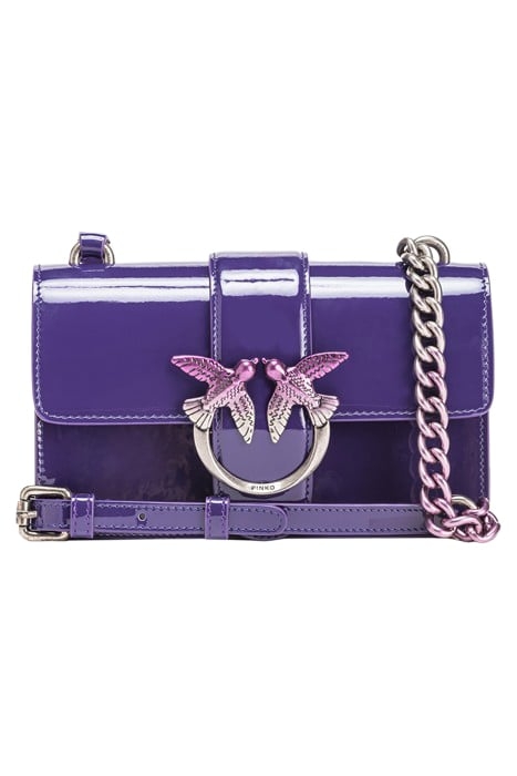 LOVE ONE MINI CL PELLE SFUMATA IMPERIAL PURPLE-OLD SILVER 1