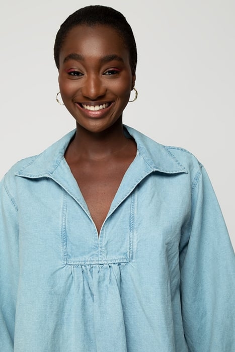 BLOUSE ANORAK ULTRA LIGHT DENIM 5