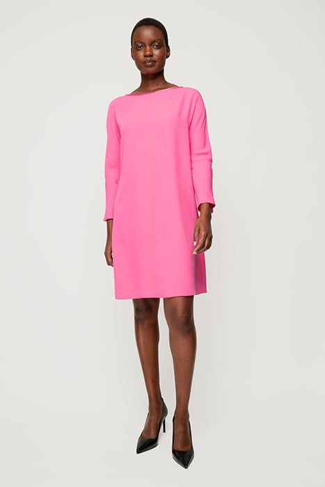 DRESS SATIN NO RUFFLE CARMINE ROSE 1